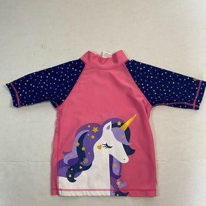 UVskinz unicorn swim top size 7